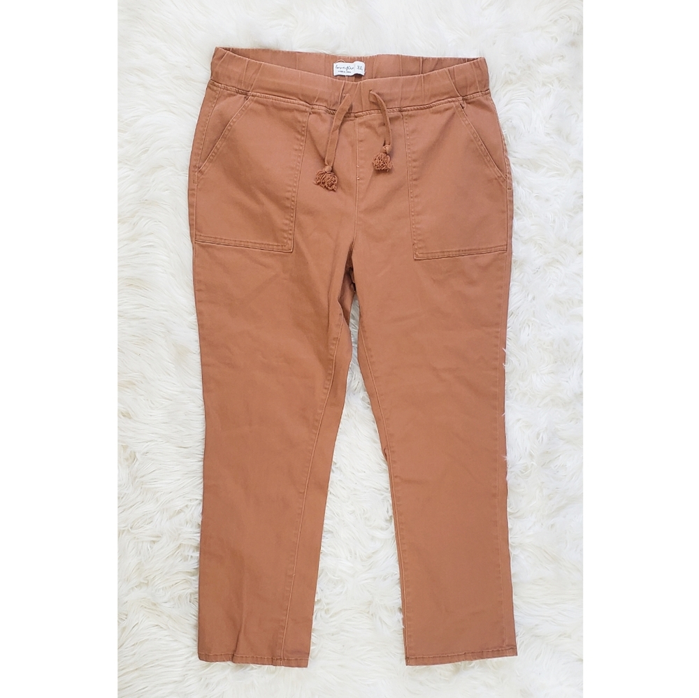 New Love, Fire Solid Pull-On Twill Rusty Orange D… - image 5